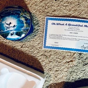 Oh What A Beautiful Morning Music/trinket Box-Tropical Wonderland-Danbury Mint